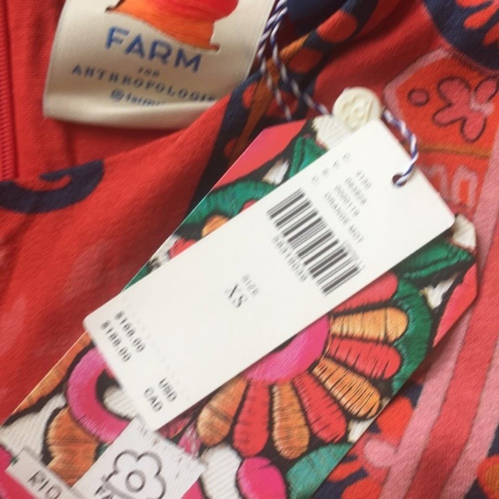 Farm Rio Gianina Midi Dress XS - Picture 5 of 8